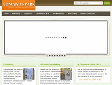 Tablet Screenshot of edmandspark.org